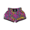 Rainbow Cheetah Leopard Pattern Print Muay Thai Boxing Shorts-grizzshop