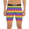 Rainbow Chevron LGBT Pride Print Pattern Boxer Briefs-grizzshop