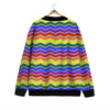 Rainbow Chevron LGBT Pride Print Pattern Cardigan-grizzshop