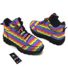 Rainbow Chevron LGBT Pride Print Pattern Hiking Shoes-grizzshop