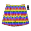 Rainbow Chevron LGBT Pride Print Pattern Men's Running Shorts-grizzshop