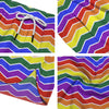 Rainbow Chevron LGBT Pride Print Pattern Men's Running Shorts-grizzshop