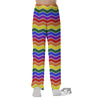 Rainbow Chevron LGBT Pride Print Pattern Pajama Pants-grizzshop