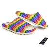 Rainbow Chevron LGBT Pride Print Pattern Sandals-grizzshop