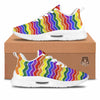 Rainbow Chevron LGBT Pride Print Pattern Tennis Shoes-grizzshop