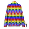 Rainbow Chevron LGBT Pride Print Pattern Track Jacket-grizzshop