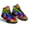 Rainbow Color LGBT Teddy Bear Nurse Black Basketball Shoes-grizzshop