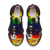 Rainbow Color LGBT Teddy Bear Nurse Black Gym Shoes-grizzshop