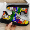 Rainbow Color LGBT Teddy Bear Nurse Black Walking Shoes-grizzshop