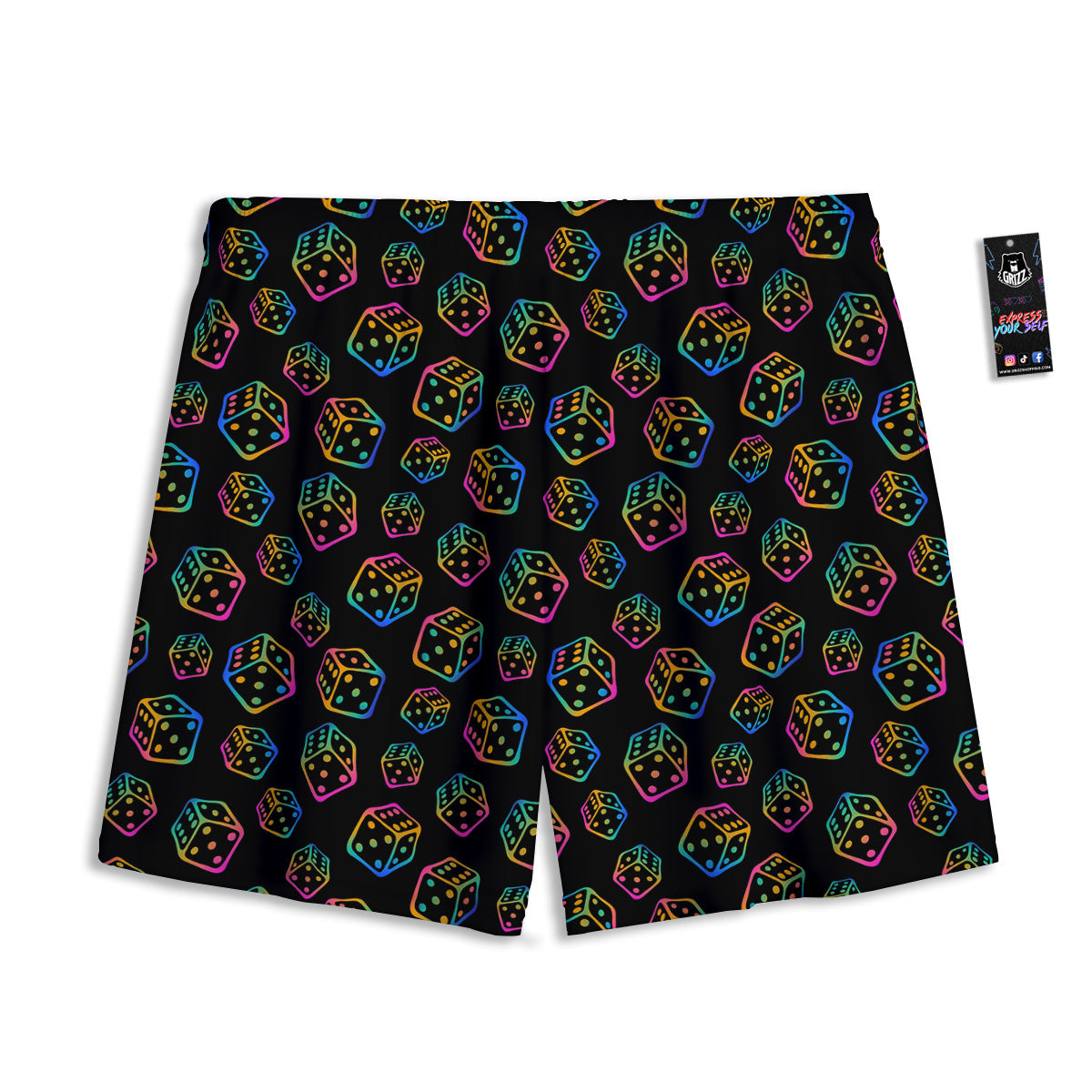 Salad Lettuce Green Print Mesh Shorts
