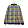 Rainbow Eyes LGBT Pride Print Pattern Cardigan-grizzshop