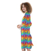 Rainbow Eyes LGBT Pride Print Pattern Kimono-grizzshop