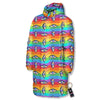 Rainbow Eyes LGBT Pride Print Pattern Long Down Jacket-grizzshop