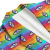 Rainbow Eyes LGBT Pride Print Pattern Men's Blazer-grizzshop