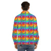 Rainbow Eyes LGBT Pride Print Pattern Men's Dress Shirts-grizzshop