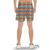 Rainbow Eyes LGBT Pride Print Pattern Men's Gym Shorts-grizzshop