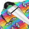 Rainbow Eyes LGBT Pride Print Pattern Men's Sport Coat-grizzshop