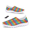 Rainbow Eyes LGBT Pride Print Pattern Nurse Shoes-grizzshop