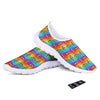 Rainbow Eyes LGBT Pride Print Pattern Nurse Shoes-grizzshop