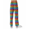 Rainbow Eyes LGBT Pride Print Pattern Pajama Pants-grizzshop