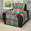 Rainbow Eyes LGBT Pride Print Pattern Recliner Protector-grizzshop