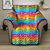 Rainbow Eyes LGBT Pride Print Pattern Recliner Protector-grizzshop