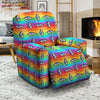 Rainbow Eyes LGBT Pride Print Pattern Recliner Slipcover-grizzshop