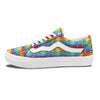 Rainbow Eyes LGBT Pride Print Pattern Skate Shoes-grizzshop