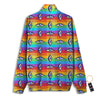 Rainbow Eyes LGBT Pride Print Pattern Track Jacket-grizzshop