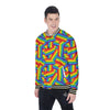 Rainbow Flag LGBT Pride Pattern Baseball Jacket-grizzshop