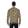 Rainbow Flag LGBT Pride Pattern Baseball Jacket-grizzshop