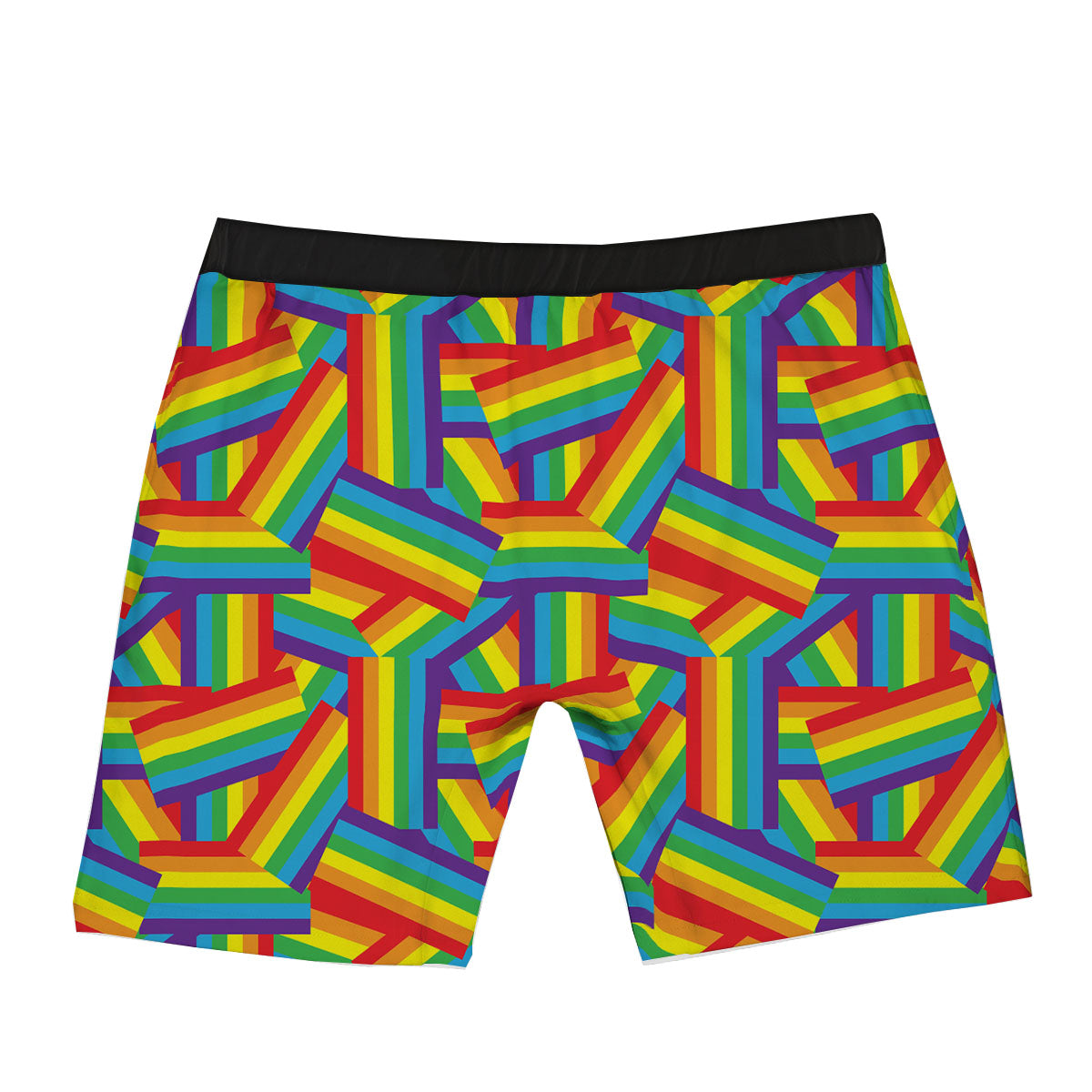 Rainbow Flag LGBT Pride Pattern Boxer Briefs-grizzshop