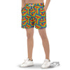 Rainbow Flag LGBT Pride Pattern Men's Gym Shorts-grizzshop