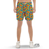 Rainbow Flag LGBT Pride Pattern Men's Gym Shorts-grizzshop