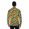 Rainbow Flag LGBT Pride Pattern Men's Long Sleeve Shirts-grizzshop