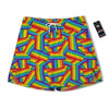 Rainbow Flag LGBT Pride Pattern Men's Running Shorts-grizzshop