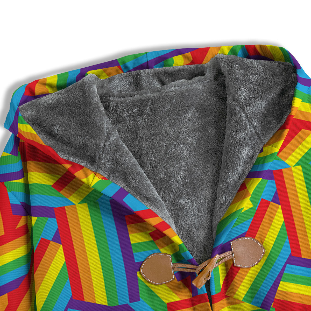 Rainbow Flag LGBT Pride Pattern Men's Windbreaker Jacket-grizzshop