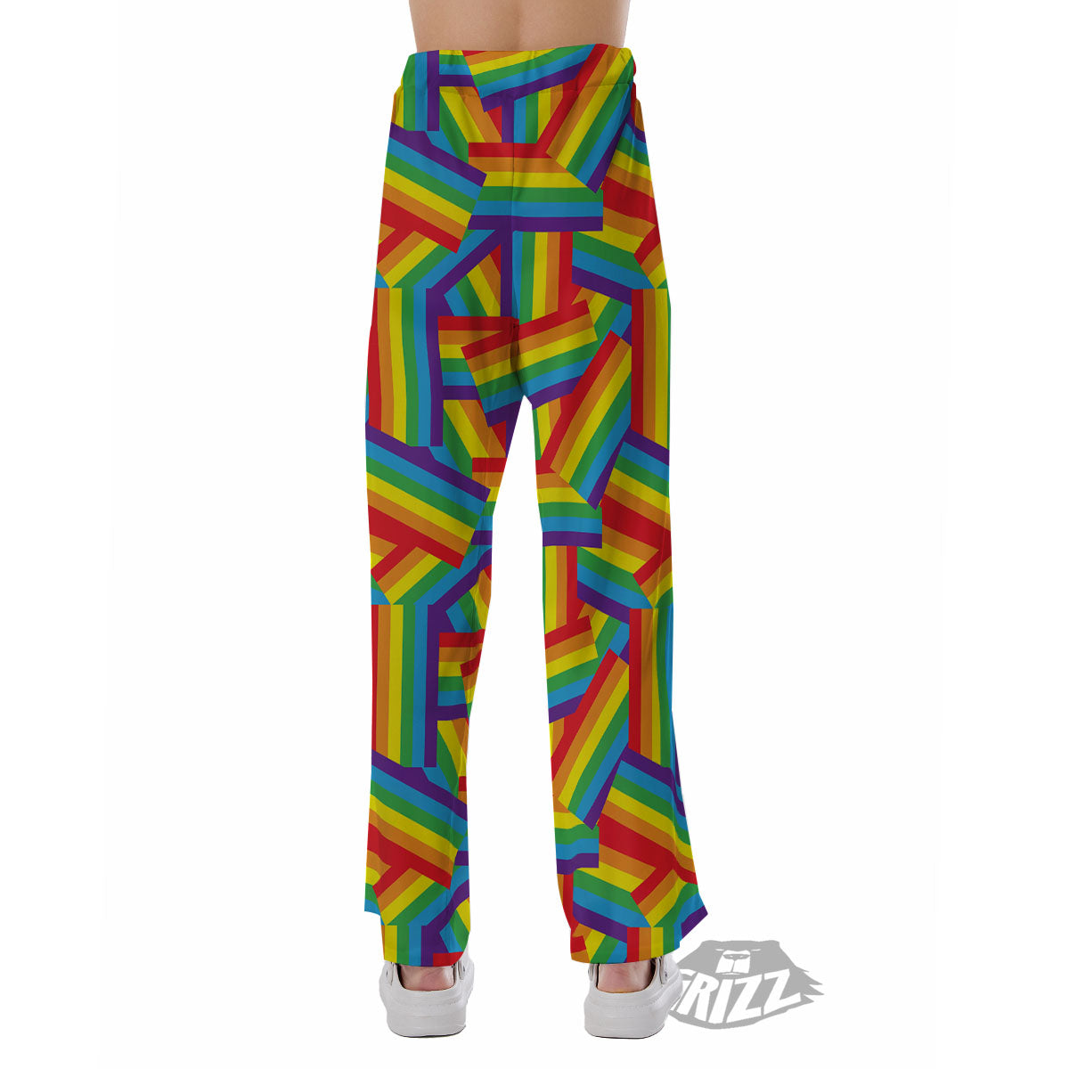 Rainbow Flag LGBT Pride Pattern Pajama Pants-grizzshop