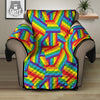 Rainbow Flag LGBT Pride Pattern Recliner Protector-grizzshop