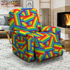 Rainbow Flag LGBT Pride Pattern Recliner Slipcover-grizzshop