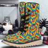 Rainbow Flag LGBT Pride Pattern Snow Boots-grizzshop