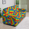 Rainbow Flag LGBT Pride Pattern Sofa Cover-grizzshop