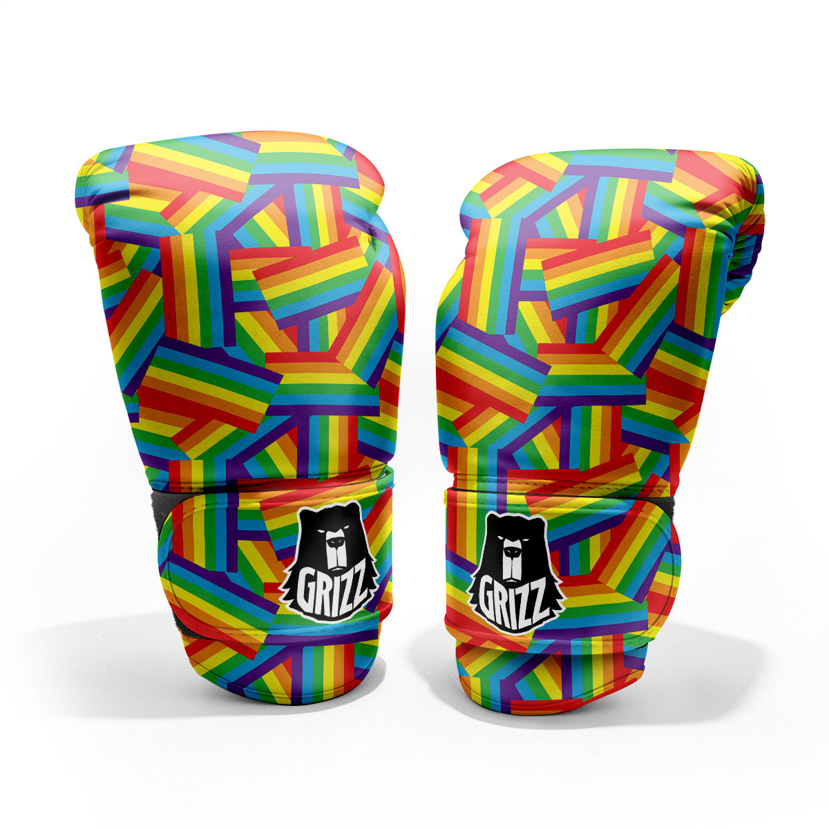 Rainbow Flag LGBT Pride Pattern Pro Boxing Glove