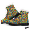 Rainbow Flag LGBT Pride Pattern Winter Boots-grizzshop