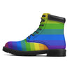 Rainbow Flag LGBT Pride Print Boots-grizzshop