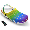 Rainbow Flag LGBT Pride Print Clog-grizzshop