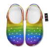 Rainbow Flag LGBT Pride Print Clog-grizzshop