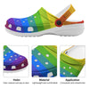 Rainbow Flag LGBT Pride Print Clog-grizzshop