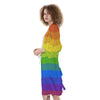 Rainbow Flag LGBT Pride Print Kimono-grizzshop