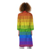 Rainbow Flag LGBT Pride Print Kimono-grizzshop